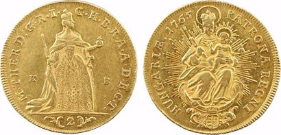 null Hongrie, Marie-Thérèse, 2 ducats, 1765 Kremnitz





A/M. THER. D: G. R. I....