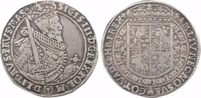 null Pologne, Sigismond III, thaler, 1628 Bromberg





A/SIGIS. III. D: G. REX....