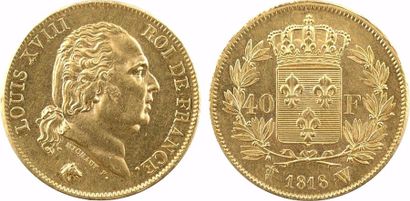 null Louis XVIII, 40 francs, 1818 Lille





A/LOUIS XVIII - ROI DE FRANCE





Tête...