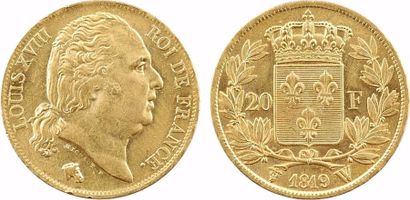 null Louis XVIII, 20 francs buste nu, 1819 Lille 





 





A/LOUIS XVIII - ROI...