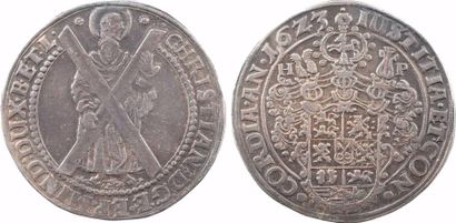 null Allemagne, Brunswick-Lunebourg-Celle, Christian, thaler, 1623 Andreasberg





A/CHRISTIAN:...