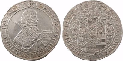 null Allemagne, Saxe (duché de), Jean-Georges II, thaler, 1661 Dresde





A/(différent)...