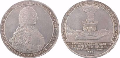 null Allemagne, Stolberg-Wernigerode, Christian Ernest, thaler commémoratif, 1760...