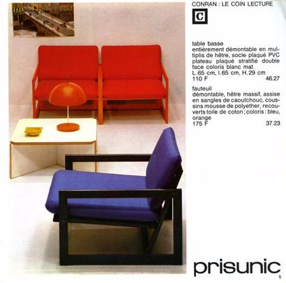 null Terence CONRAN (né en 1931)

Paire de fauteuils, crée en 1968

Edition à l’origine...