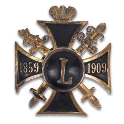 null Insigne du jubilé (1909) de la pacification du Caucase (1859).

Bronze doré....