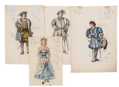 null Alexandre Benois. Sept costumes pour Faust. 1948.

Sept feuilles format in-8°.

Une...