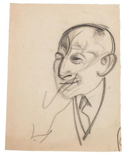 null Boris Grigorieff. Portrait d’homme en buste. Vers 1920.

Carandache sur papier...