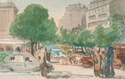 null PIERRE EDMOND PERADON (1893-1981)

Paris, boulevard de Vaugirard, 1939

Aquarelle,...