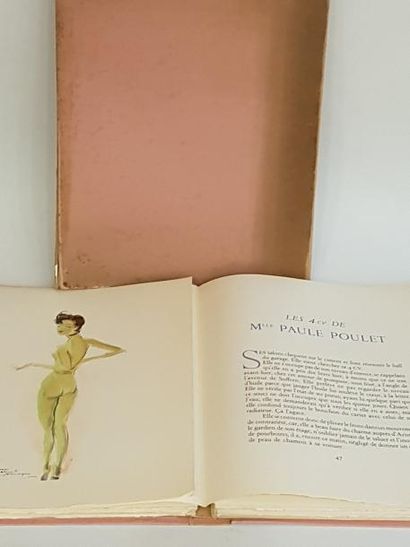 null CECIL SAINT-LAURENT. La Parisienne. Paris. Foret. 1956. 1 volume in-folio, en...