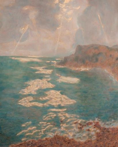 null HOFELICH (XIX-XX), attribué à

Côte rocheuse

Deux peintures sur papier marouflées...