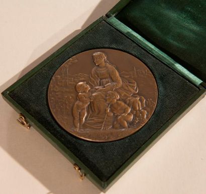 null Médaille en bronze pour le "souvenir du centenaire 1930" de la Belle Jardinière...