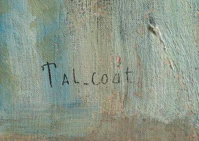 null Pierre TAL-COAT (1905-1985) 

Nu debout, circa 1926 

Huile sur toile. 

Signée...