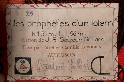 null Jean-René SAUTOUR-GAILLARD (1946-2016) 

Les prophéties d’un totem 

Tapisserie...