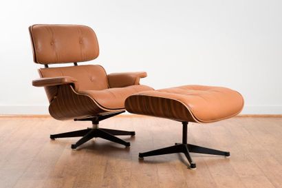null Charles (1907-1978) et Ray (1912-1988) EAMES

Lounge Chair modèle 670, et son...