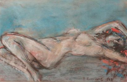 null ECOLE MODERNE

Femme nue allongée

Pastel, signé et daté 1966.

30 x 46 cm