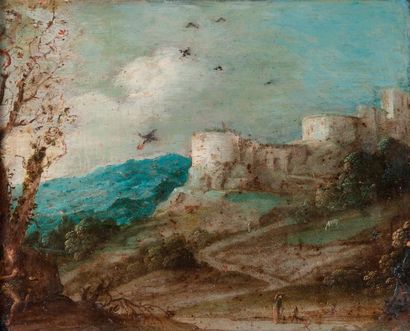 null ATTRIBUE A JAN TILENS (1589-1630)

Elie ravitaillé par les corbeaux. 

Cuivre....