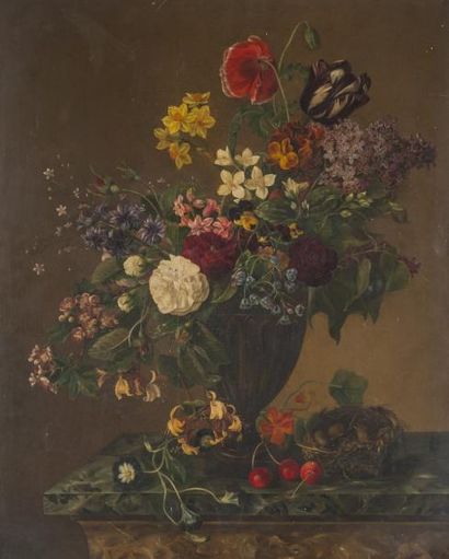 null ECOLE LYONNAISE VERS 1840

Bouquet de fleurs

Panneau.

62,5 x 49 cm