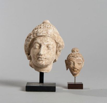 null Art gréco bouddhique du Gandhara, II-IVème siècle

Lot de deux têtes, un Bouddha...