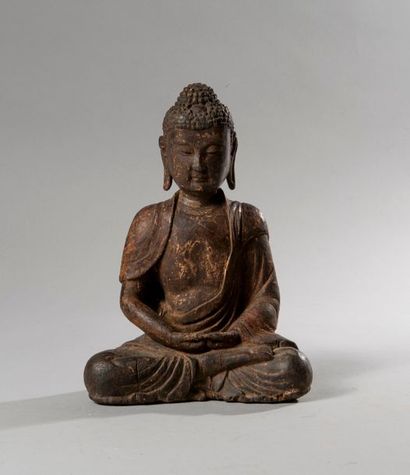 null Chine

XII-XIIIe siècle

Statuette de bouddha en bois, Dali

H 28 cm

