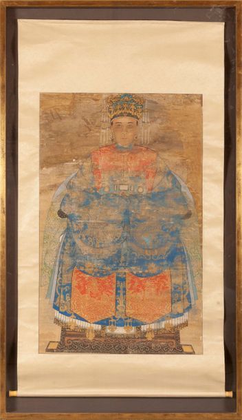 null Chine

Dynastie Qing

Peinture à l' encre et couleurs sur papier représentant...