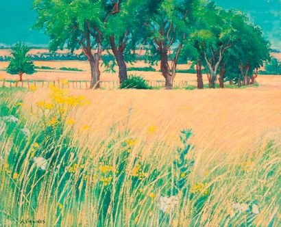 null André Vignole (1920 - 2017)

Les herbes sèches

Toile, signée en bas à gauche.

60...
