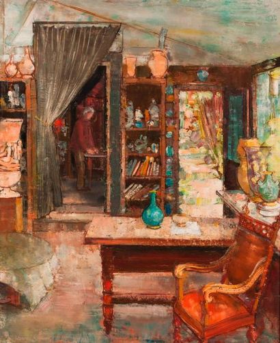 null André Vignole (1920 - 2017)

Atelier de Jean Mayodon

Toile, non signée.

47...