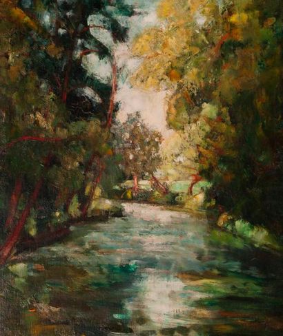 null André Vignole (1920 - 2017)

La rivière

Toile, non signée.

56 x 46 cm

