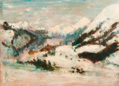 null André Vignole (1920 - 2017)

Paysage sous la neige

Toile, non signée.

97 x...