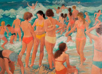 null André Vignole (1920 - 2017)

Les baigneuses

Toile, signée et datée 77 en bas...