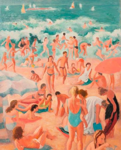 null André Vignole (1920 - 2017)

L a plage

Toile, non signée.

100 x 82 cm

