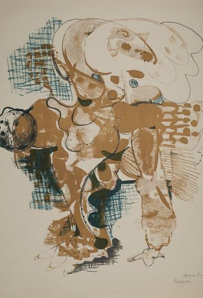 null Paul REBEYROLLE (1926 – 2005)

Sans Titre. 

Deux lithographies en couleurs...