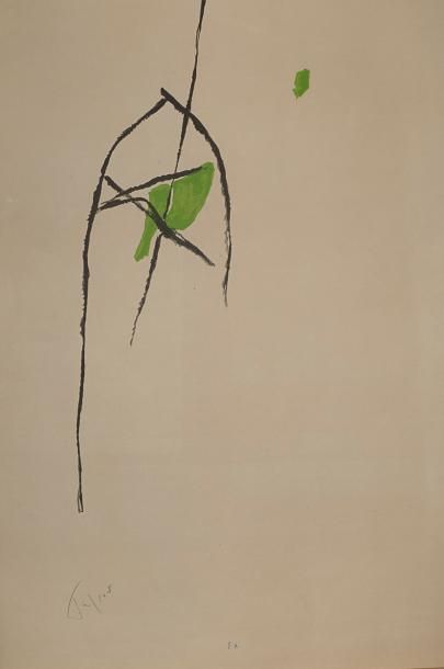 null Pierre TAL COAT (1905 – 1985)

Sans Titre. 

Lithographie en couleurs sur vélin...