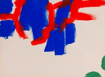 Angel ALONSO (1923-1994) Angel ALONSO (1923-1994)

Composition rouge, bleue et verte

Gouache...