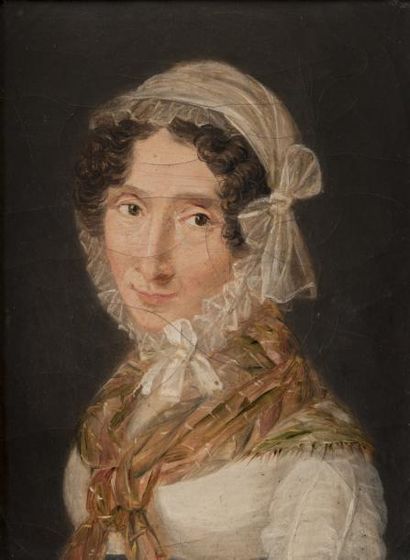 null ECOLE FRANCAISE VERS 1820

Portrait de jeune femme en buste

Sur sa toile d’origine

21,5...