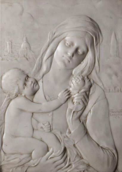 null HECTOR LEMAITRE 

SVierge à l'enfant, sur fond du Duomo de Florence.

SBas-relief...