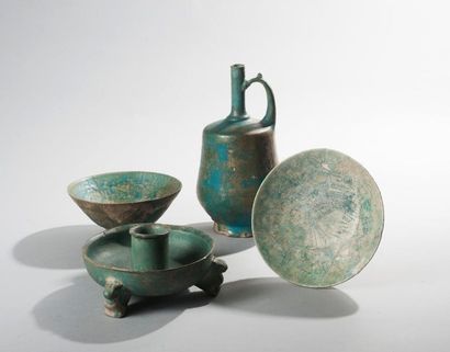 null QUATRE CERAMIQUES turquoise, seldjoukide, Iran, XIIe – XIIIe siècle

Céramique...