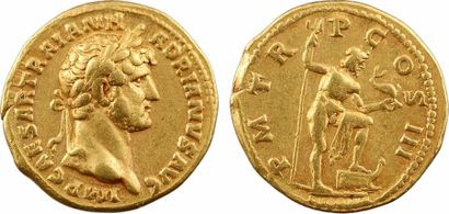 Hadrien, aureus, Rome, 119-122