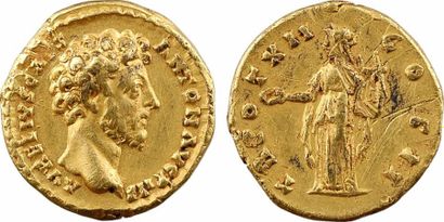 Marc Aurèle, aureus, Rome, 157-158