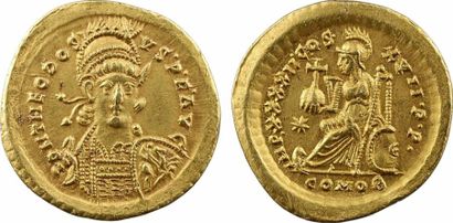 Théodose II, solidus, Constantinople, 441-450
