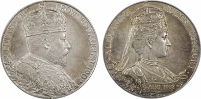 Royaume-Uni, couronnement d'Édouard VII et d'Alexandra à Westminster, 1902 Londres