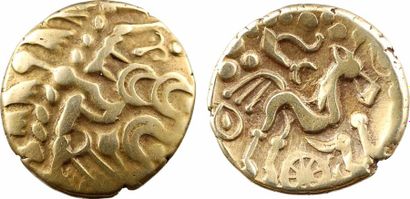 Suessions, statère d'or à l'ancre, c.65-35 av. J.-C.