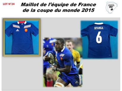 null YANNICK N'YANGA 

RUGBY 

MAILLOT EQUIPE DE FRANCE DE RUGBY 

COUPE DU MONDE...