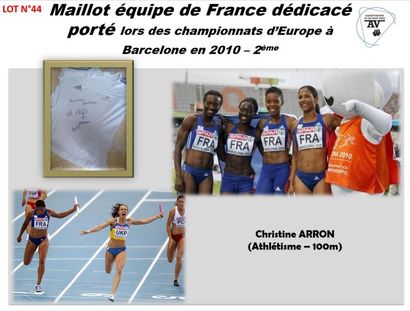 null 
CHRISTINE ARRON
ATHLETISME
TEE SHIRT EQUIPE DE France
CHAMPIONNATS D'EUROPE...