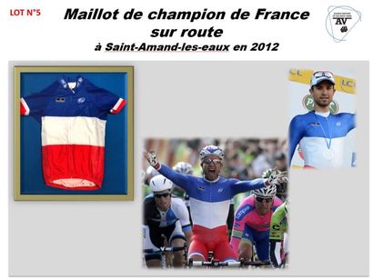 null NACER BOUHANI 

CYCLISME 

MAILLOT CYCLISME 

CHAMPION DE FRANCE SUR ROUTE 2012...