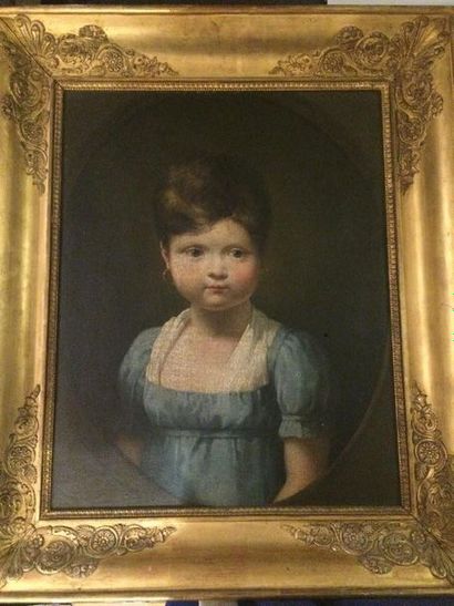 null Portrait d'enfant début XIXeme