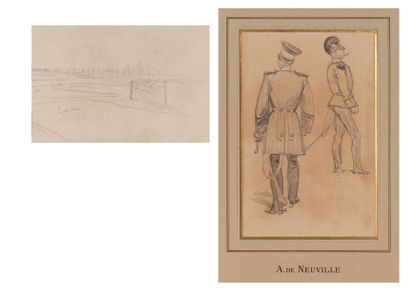 null Alfred de Neuville - Crayon