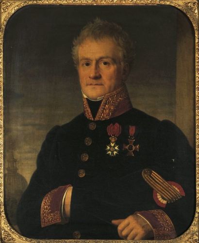 École française du XIXe siècle Portrait du Baron Pasquier, médecin du roi Louis-Philippe...