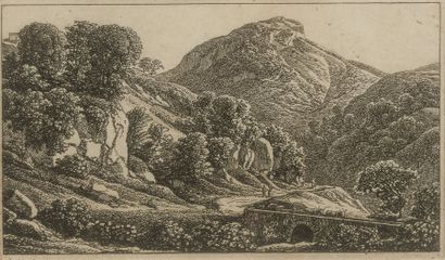 null JOHANN CHRISTIAN REINHART(1761 – 1847)

Paysage montagneux – Prospect der Stadt...