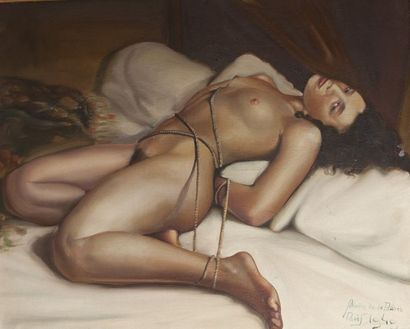null José NUNES DE LA BARRA (XIX-XX)

Femme allongée

Huile sur toile, signée en...