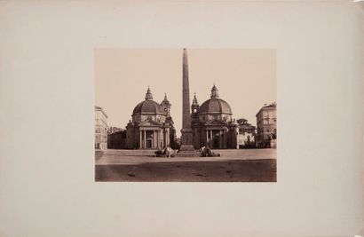 null ITALIE - JAMES ANDERSON 1813-1877

Obélisque, Piazza del Popolo; Obélisque,...